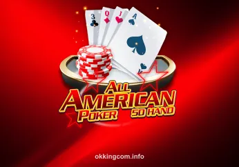 Hình ảnh trò chơi All American Poker 50 Hand tại okking